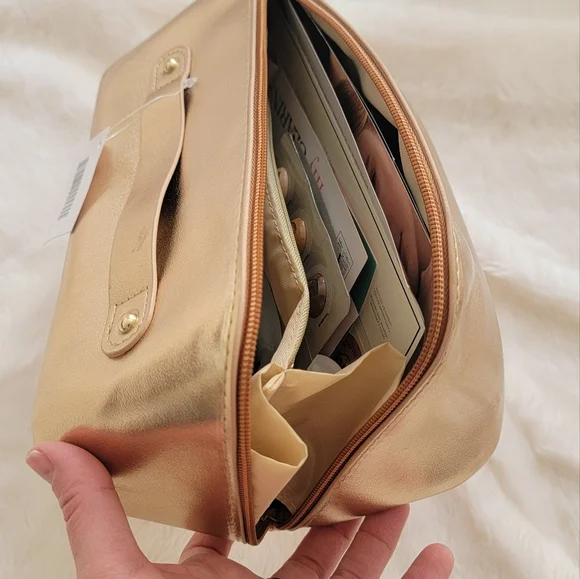 NWT travel cosmetic bag with lots of samples and travel size items - Picture 3 of 16